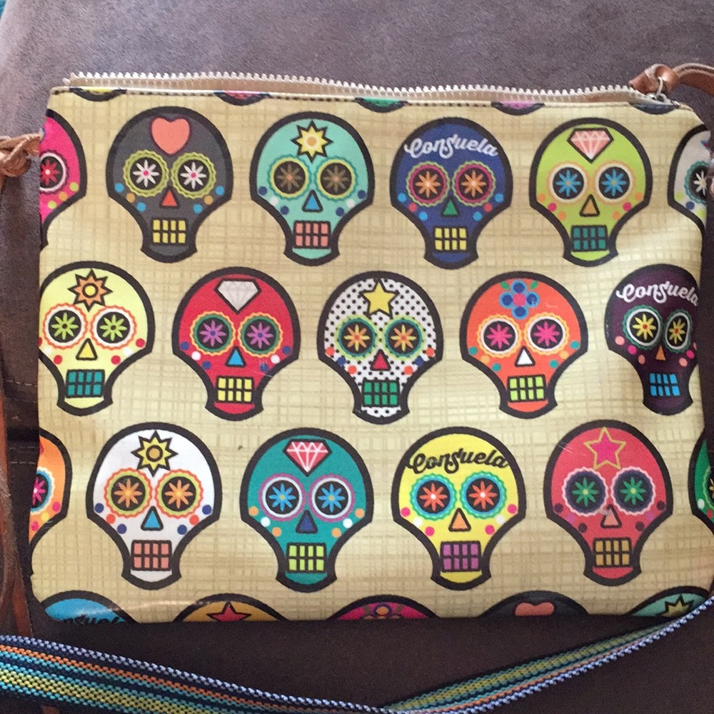 Authentic Consuela adjustable crossbody purse